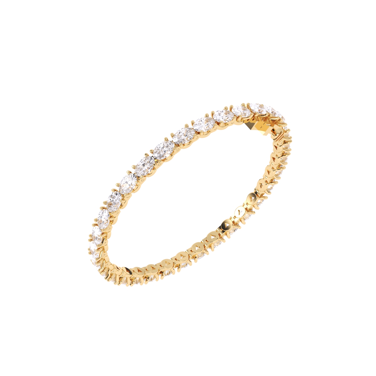 Oval Cut Diamond Tennis Bracelet